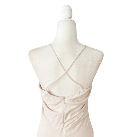 The Sei Ruched Mini Dress 6 Blush NWT - Picture 6 of 10